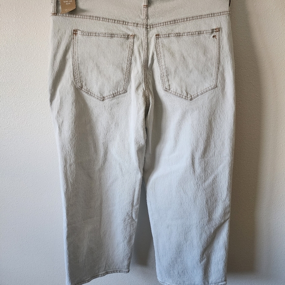 NWT - THE PERFECT VINTAGE WIDE-LEG JEAN by MADEWELL - 14W LIGHT-WASH - Picture 6 of 7